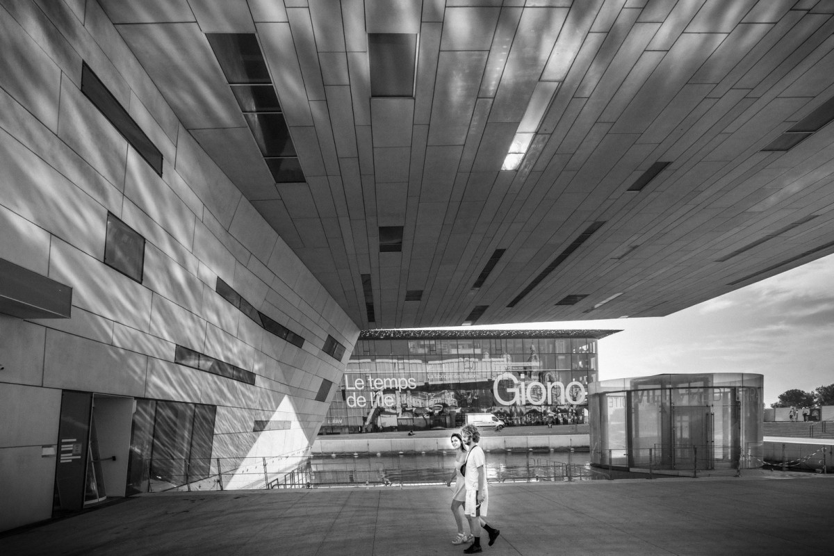2019 : Promenade Robert Laffont, sur l'actuel emplacement de la Villa Méditerranée  20 ans plus tard... architecte Stefano Boéri