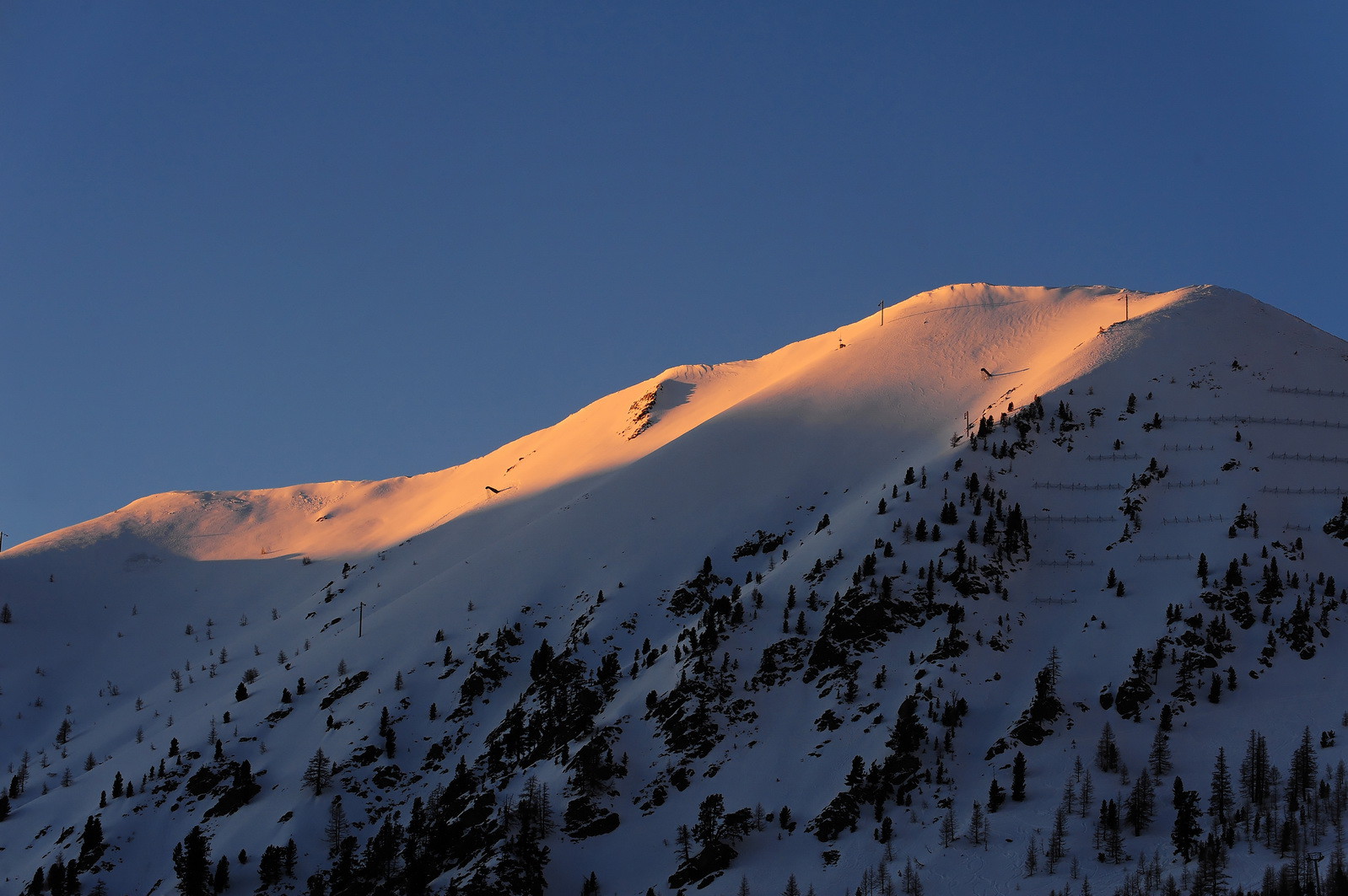Les Alpes pour le Conseil Régional Provence Alpes Cote d'Azur, près d'Isola 2000 (06) février 2010.