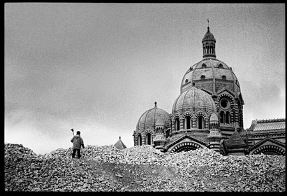 Chantier du port autonome, janvier 2002