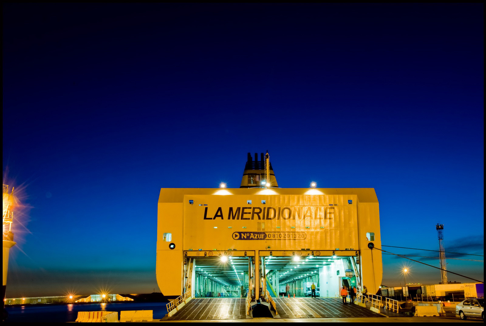 Bassin de la Grande Joliette dans le port autonome, Marseille 2009
