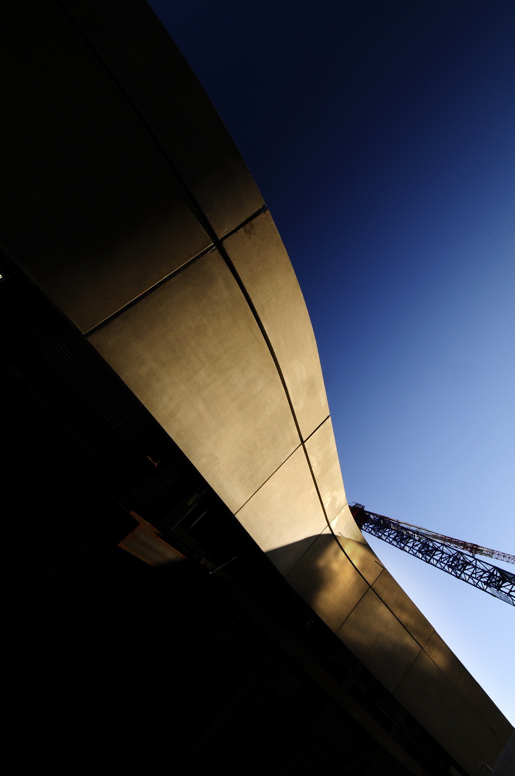 Archives Départementales de l'Hérault, Pierres Vives, architecte Zaha Hadid, novembre 2010.Pour Sogéa Sud.
